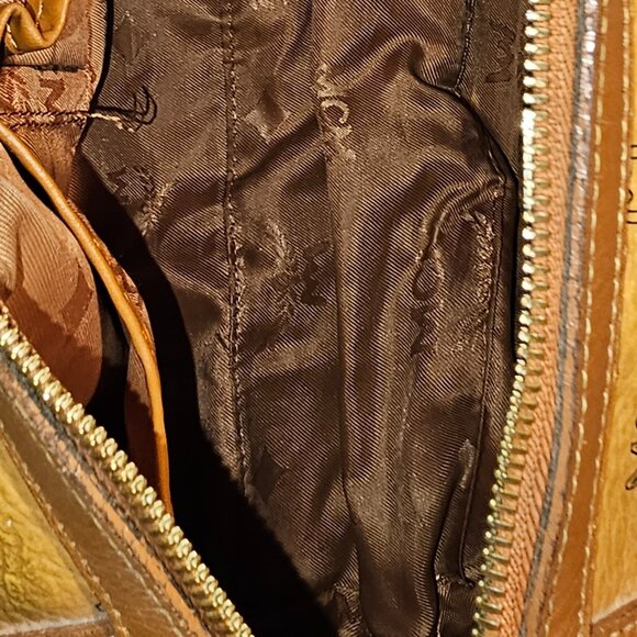 Vintage MCM Boston Cognac Visetos Handbag - Picture 6 of 16